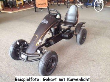 Gokart LED Kurvenlicht 2xFront 1xRear PitchBlack DESIGN