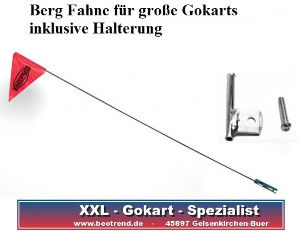 BERG Fahne mit Halterung für große Gokarts